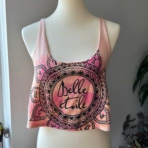 Truly Madly Deeply Pink Zodiac Crop Top XS